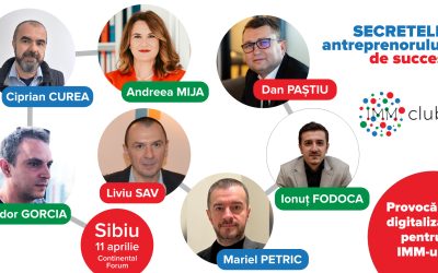 Secretele antreprenorului de succes– Sibiu, 11 aprilie